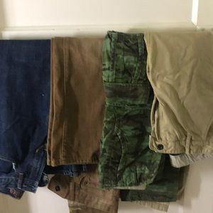 4 pair Gap pants